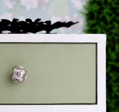 Yellow Tiny Ceramic Cabinet Knob