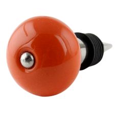 Orange Round Wine Bottle Stopper