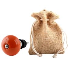 Orange Round Wine Bottle Stopper