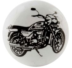 Bike Flat Ceramic Wine Bottle Stopper