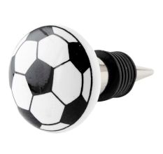 Soccer Ceramic Wine Bottle Stopper