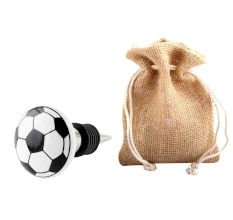 Soccer Ceramic Wine Bottle Stopper