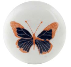 Blue Butterfly Ceramic Kids Wine Bottle Stopper