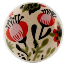 Flower Flat Ceramic Wine Bottle Stopper