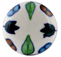 Mixed Floral Flat Ceramic Wine Bottle Stopper