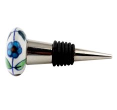 Mixed Floral Flat Ceramic Wine Bottle Stopper
