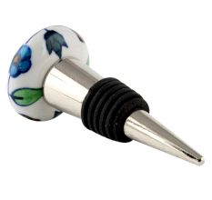 Mixed Floral Flat Ceramic Wine Bottle Stopper