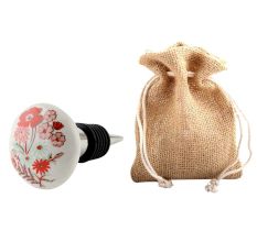 Mixed Toto Gold Flower Flat Wine Bottle Stoppe