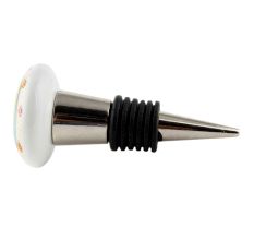 Morning Tree Flat Ceramic Wine Bottle Stopper