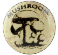 Mushroom Flat Ceramic Wine Bottle Stopper