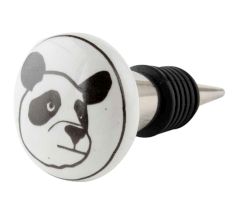 Panda Ceramic Kids Wine Bottle Stopper