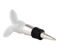 White Rabbit Face Ceramic Wine Bottle Stopper