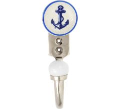 Anchor Flat Ceramic Hook
