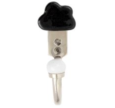 Black Cloud Ceramic Hook