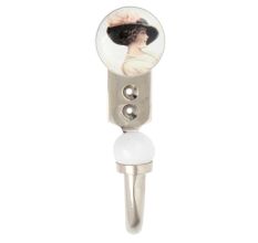 Lady Ceramic Flat Hook