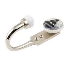 Multicolor Big Tower Ceramic Flat Hook