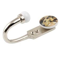 Multicolored Angel Baby Ceramic Flat Hook