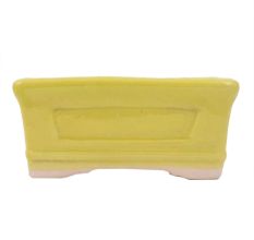 Yellow Rectangular Ceramic Pot