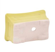 Yellow Rectangular Ceramic Pot