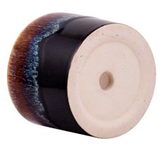 Modern Dark Brown Glazed Ceramic Pot
