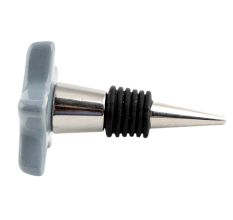 Solid Grey Star Ceramic Wine Bottle Stopper