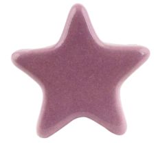 Solid Lavender Star Ceramic Wine Bottle Stopper