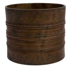 Rustic Handmade Brass Water Measuring Pot