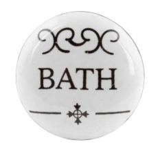 Bath Flat Ceramic Wine Bottle Stopper