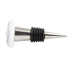 Black Hedgehog Ceramic Flat Wine Bottle Stopper
