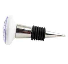 Blue Compass Wine Bottle Stopper