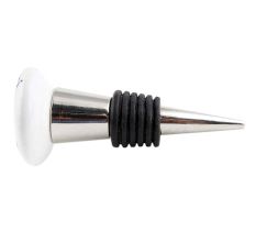 Gemini Flat Ceramic Wine Bottle Stopper