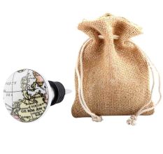 Germany Map Ceramic Wine Bottle Stopper