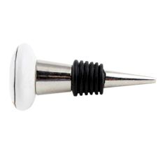 Orange Kangaroo Ceramic Flat Wine Bottle Stopper