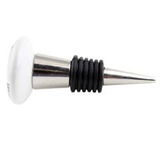 Pisces Flat Ceramic Wine Bottle Stopper