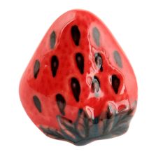 Strawberry Ceramic Wine Bottle Stopper