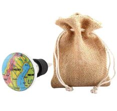 Sweden Map Ceramic Wine Bottle Stopper