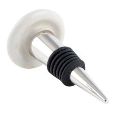 The Vitruvian Man Brown Flat Wine Bottle Stopper