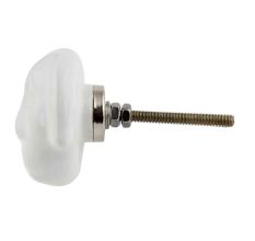 White Monkey Head Pattern Cabinet Knobs
