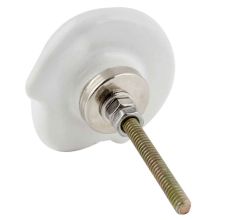 White Monkey Head Pattern Cabinet Knobs
