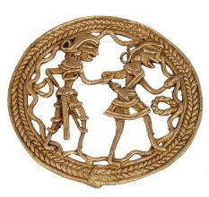 Decorative Elements Of Rural Lifestyle In Brass