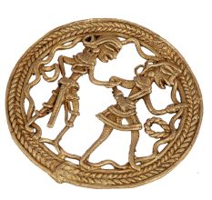 Decorative Elements Of Rural Lifestyle In Brass