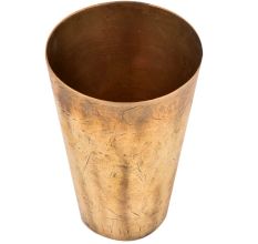 Golden Brass Punjabi Lassi Glass Dinnerware