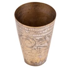 Brass Golden Leafy Pattern With Flowers