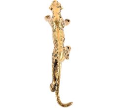 Golden Jaguar Statue Showpiece Interior Decor Item