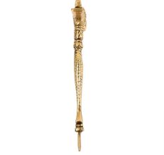 Brass Ornate Hand Carved Elephant Head Hammer Or Paper weight