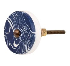 Blue Texture Stone Cabinet knob