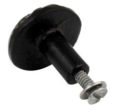 Black Floral Iron Cabinet Knob