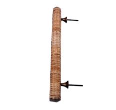 Natural Long Round Rattan Cabinet Handles 12