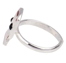 Nutela Jar In Silver Adjustable Children Toe Ring