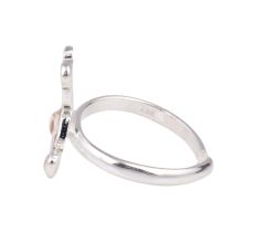 Children's Colorful Silver Bear Adjustable Toe Ring